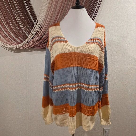 Altar'd State Chunky Knit Sweater Sz S - Picture 1 of 5